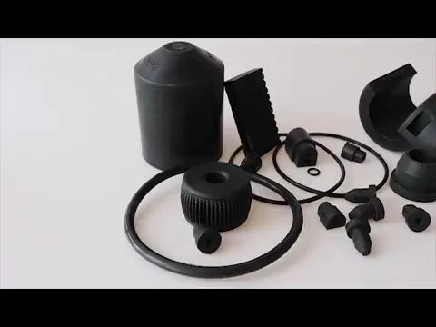 Pies de parachoques de goma cónicos de protección del medio ambiente para muebles, mesa, silla, equipo de máquina de instrumentos con arandela de junta de metal
